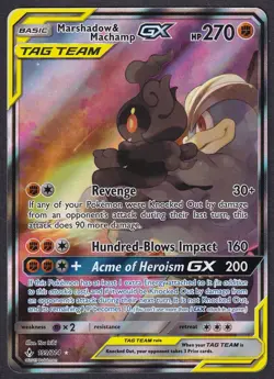 Pokemon Marshadow & Machamp 199/214 Alt Art Unbroken Bonds - Image 1