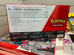 Pokemon SV: Black Bolt Binder & Unova White Flare Poster Collection Playset Seal - Image 2