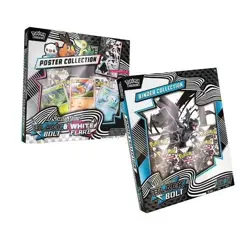 Pokemon SV: Black Bolt Binder & Unova White Flare Poster Collection Playset Seal - Image 3