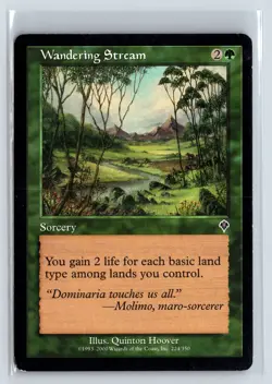 WANDERING STREAM - Invasion - MTG Magic the Gathering Card - Common - Image 1