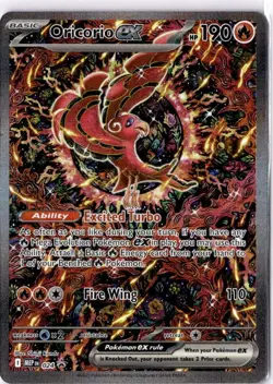 Oricorio ex 024 Phantasmal Flames Black Star Promo Full Art Pokemon TCG MT 🐦‍🔥 - Image 1