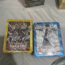 Yu-Gi-Oh Mega Tins 2017 Yami Yugi & Yugi + Kaiba - Factory Sealed Tins - Image 1