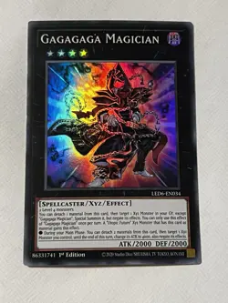 Yu-Gi-Oh! Gagagaga Magician LED6-EN034 Holo 1st Edition Konami - Image 1