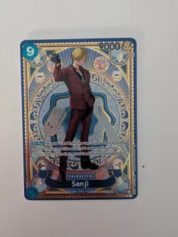 One Piece CCG Sanji OP06-119 Fist of Divine Speed English SP Parallel Card - Image 1
