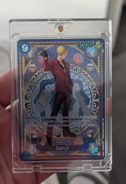 One Piece CCG Sanji OP06-119 Fist of Divine Speed English SP Parallel Card - Image 2