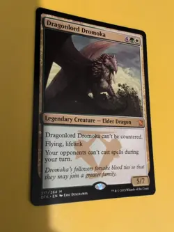 Dragonlord Dromoka. DTK Elder Dragon mythic Magic the Gathering Card. - Image 4