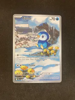 Piplup 098/094 Phantasmal Flames Pokemon card mint illustration rare IR - Image 1