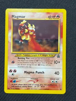 Pokemon tcg MAGMAR 44 POKEMON BLACK STAR PROMO CARD (WOTC) - Image 1
