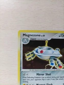 Magnezone DP32 Black Star Promo Cosmos Holo Pokemon Card Played Condition - Image 2