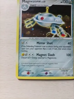 Magnezone DP32 Black Star Promo Cosmos Holo Pokemon Card Played Condition - Image 3