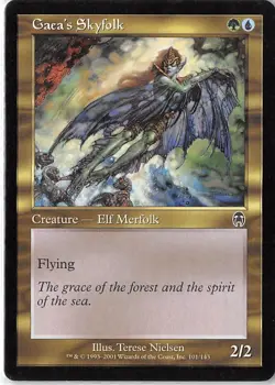 Gaea's Skyfolk *PLAYSET* Magic MtG x4 Apocalypse SP - Image 1