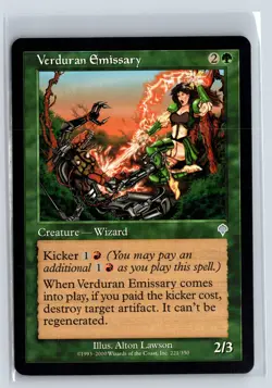VERDURAN EMISSARY - Invasion - MTG Magic the Gathering Card - Uncommon - Image 1