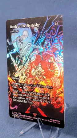 Battle at the Big Bridge Fatal Push Showcase Borderless Foil FCA 009 MTG 🔮 M/NM - Image 4