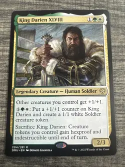 x1 King Darien XLVIII R MTG Dominaria United M/NM, English - Image 1