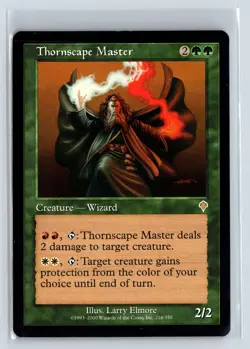 THORNSCAPE MASTER - Invasion - MTG Magic the Gathering Card - Rare - Image 1