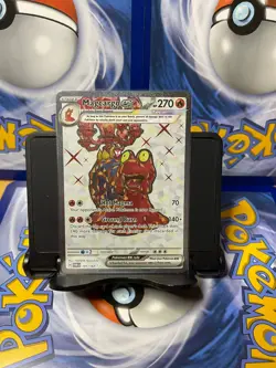 Pokemon TCG Magcargo EX 191/167 Twilight Masquerade Full Art Rare Holo - Image 1