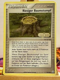 Riesiger Baumstumpf 75/92 Ex Legend Maker Stamp Holo Deutsch VG Pokemon - Image 1