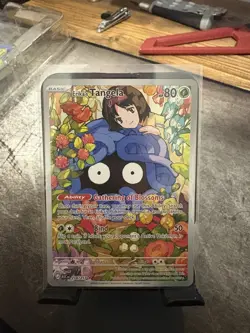 Pokemon TCG Erika's Tangela 218/217 Illustration Rare Ascended Heroes NM - Image 1
