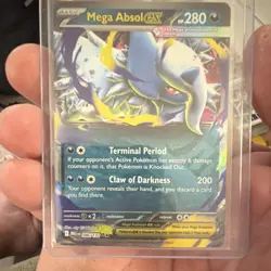Pokemon Mega Absol EX Me01: Mega Evolution 086/132 Double Rare Holo 280 HP - Image 1
