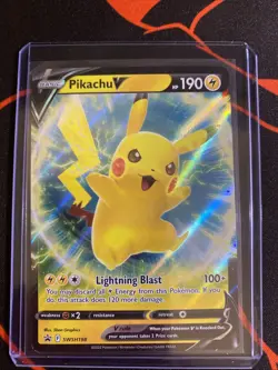 Pikachu V SWSH198 - Ultra Rare Holo Promo Pokemon Card - Near Mint (NM) - Image 3