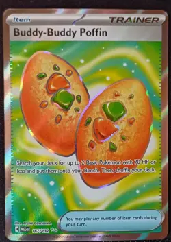 Buddy-Buddy Puffin 167/132 Mega Evolution Full Art Trainer Pokemon TCG NM - Image 1