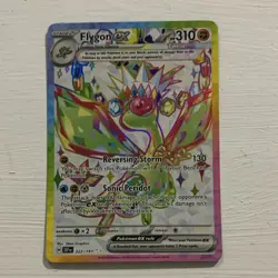 Pokemon Flygon ex Sv08: Surging Sparks Ultra Rare Full Art Holo 222/191 310 HP - Image 1