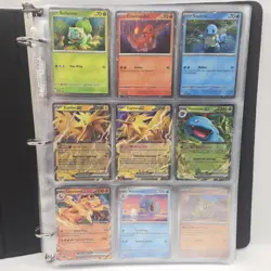 151 pokemon cards lot english 150 Plus Cards And 12 Energy In Protcive Binder - Image 2