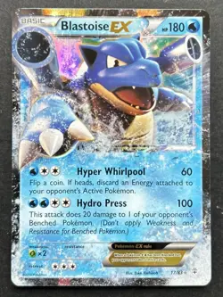 Pokemon TCG Blastoise-EX Generations 17/83 Holo Holo Rare EX - Image 1