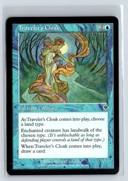 TRAVELER'S CLOAK - Invasion - MTG Magic the Gathering Card - Common - Image 1