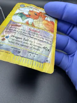 Pokemon TCG Dragonite Expedition Base Set - 9/165 - Reverse Holo - Heavily DMG - Image 5