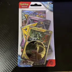 Pokemon TCG Stellar Crown Checklane Blister pack Promo Iron Thorns Holo FAST🚚 - Image 1