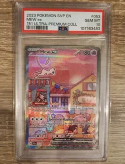 Pokemon 151 UPC Mew EX 053 SVP Promo PSA 10 - Image 1