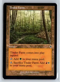 TINDER FARM - Invasion - MTG Magic the Gathering Card - Common - Image 1