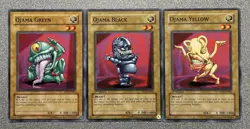 Ojama Green, Yellow, Black DP2-EN002 (003, 004) Chazz Princeton Unlimited Ed. LP - Image 1