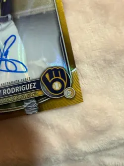 2025 Yophery Rodriguez Bowman Chrome 1st Auto Gold Lava Refractor /50 - Image 5