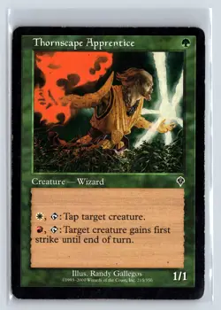 THORNSCAPE APPRENTICE - Invasion - MTG Magic the Gathering Card - Common - Image 1
