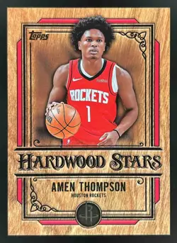 2025-26 Topps Amen Thompson #HS-7 Hardwood Stars Houston Rockets ABC - Image 1