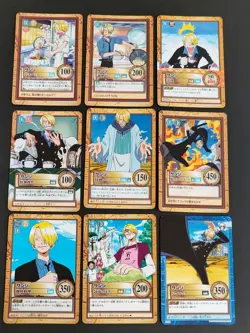 9pcs One Piece Card Carddass Hyper Battle Japanese lot Sanji S130 C434 eb316 - Image 1