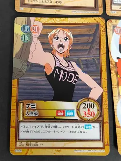 One Piece Bandai Card Carddass Hyper Battle Nami lot C403 C404 C461 C493 eb337 - Image 2