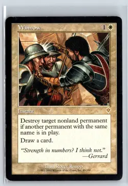 WINNOW - Invasion - MTG Magic the Gathering Card - Rare - Image 1