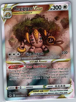 Regigigas VSTAR GG55/GG70 Crown Zenith: Galarian Gallery - Pokemon Card - NM - Image 1