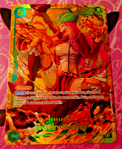 One Piece Card Game Carte Holo Jewelry Bonney OP12-118 SEC FR - Image 1