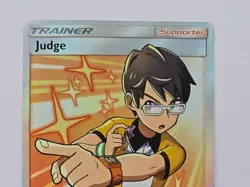 Full Art Judge 209/214 Sun Moon Lost Thunder Pokemon Card Ultra Rare - Image 2