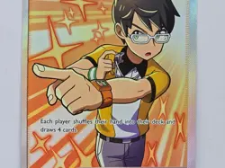 Full Art Judge 209/214 Sun Moon Lost Thunder Pokemon Card Ultra Rare - Image 3