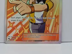Full Art Judge 209/214 Sun Moon Lost Thunder Pokemon Card Ultra Rare - Image 4