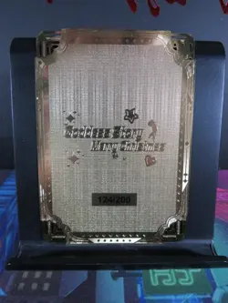 Rem Re:Zero MXR Gold Metal Card NM Anime Goddess Doujin Waifu Serial # 124/200 - Image 3