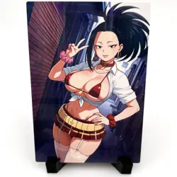 My Hero Academia Momo Yaoyorozu Sexy Hot Anime Waifu Girl Goddess Story Art Card - Image 1