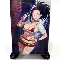 My Hero Academia Momo Yaoyorozu Sexy Hot Anime Waifu Girl Goddess Story Art Card - Image 2