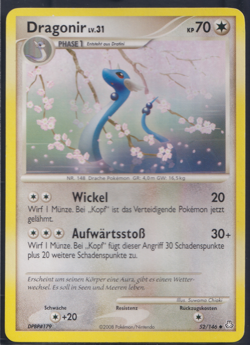 Lv 31 Dragonir 52/146 - Erwachten Legenden - DE - EX - Pokemon TCG Karte - Image 1