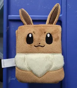 Pokemon Eevee Plush Deck Box for Pokemon TCG Card Holder Brown Cream - Image 1